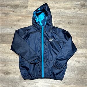 Santa Cruz Navy Blue Windbreaker Jacket KIDS